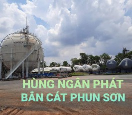 THI CÔNG LÀM SẠCH, PHUN SƠN BỒN