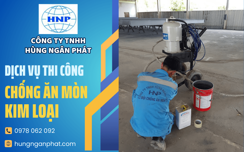 Thi công chống ăn mòn kim loại