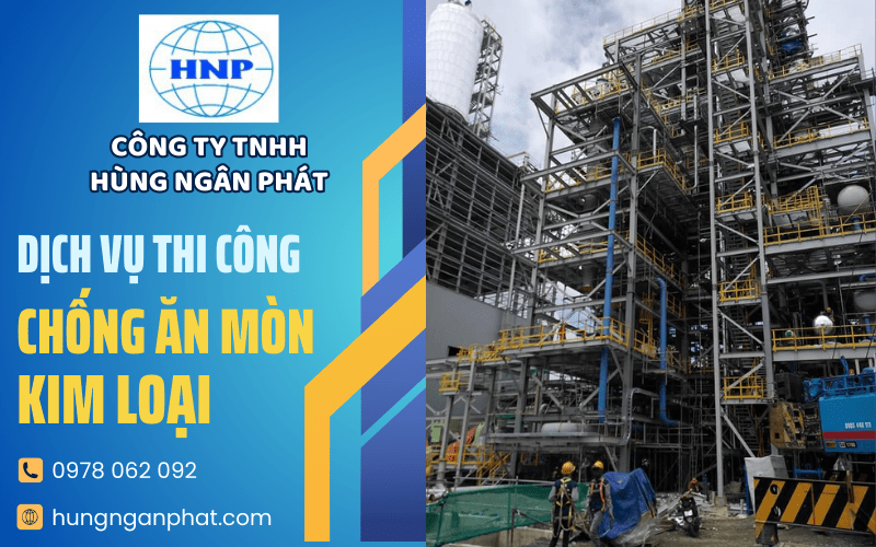 Thi công chống ăn mòn kim loại